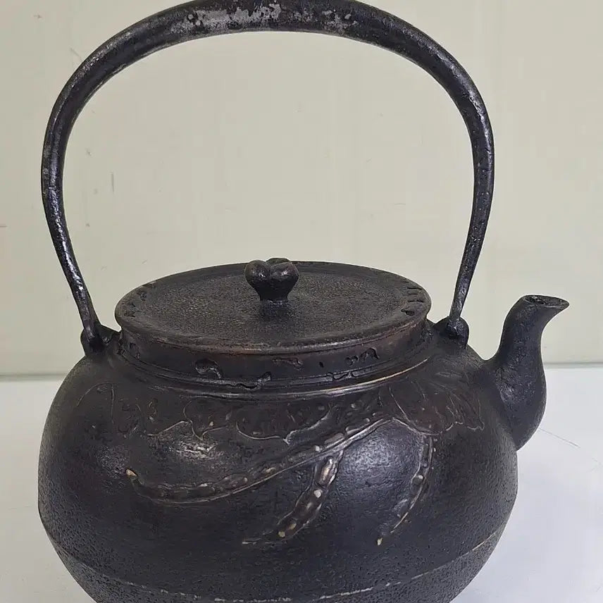 [BUNJANG] Antique Cast Iron Tea Kettle / 근대사 수집 자료 옛날 무쇠 차 다도 주전자