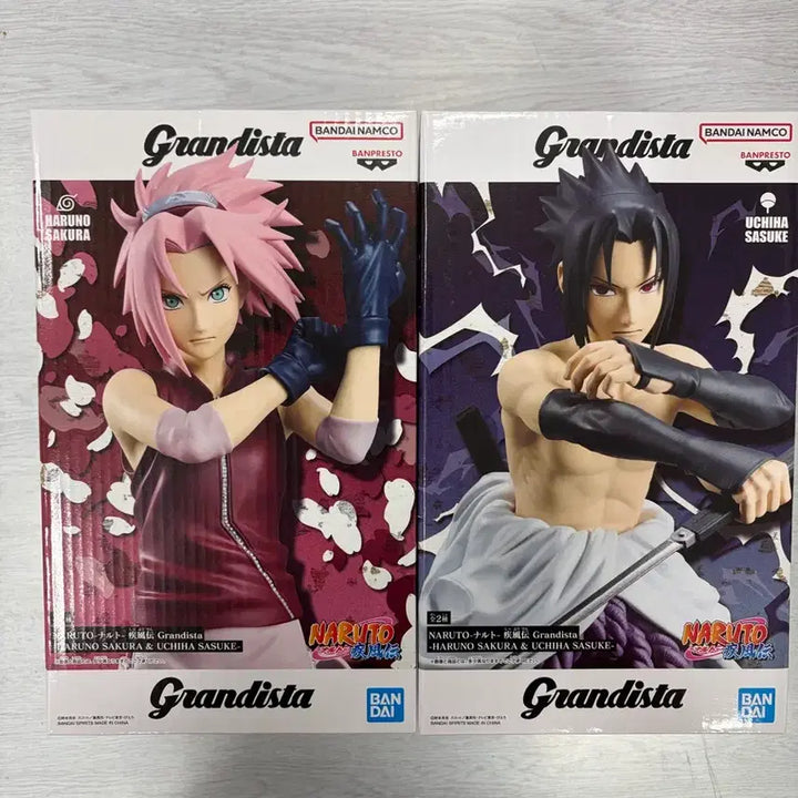 [BUNJANG] Grandista Naruto Sasuke/Sakura Figure Set (Sealed) / (택포 일괄 미개봉)그란디스타 나루토 사스케/사쿠라 피규어 판매
