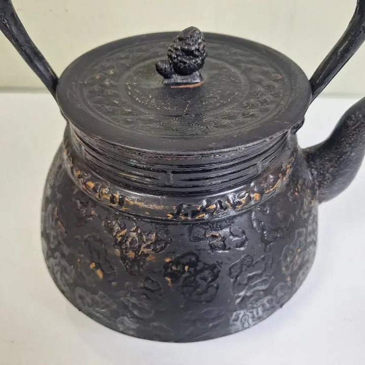 [BUNJANG] Antique Cast Iron Tea Kettle / 근대사 수집 옛날 다도 무쇠 주전자