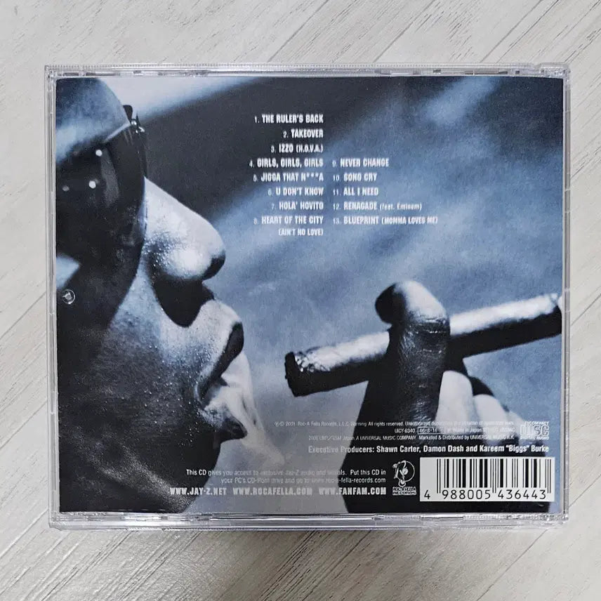 [BUNJANG] Jay-Z Blueprint Japanese Edition CD with OBI Strip / Jay-Z - Blueprint 일본반 띠포함 CD 보너스트랙 2곡