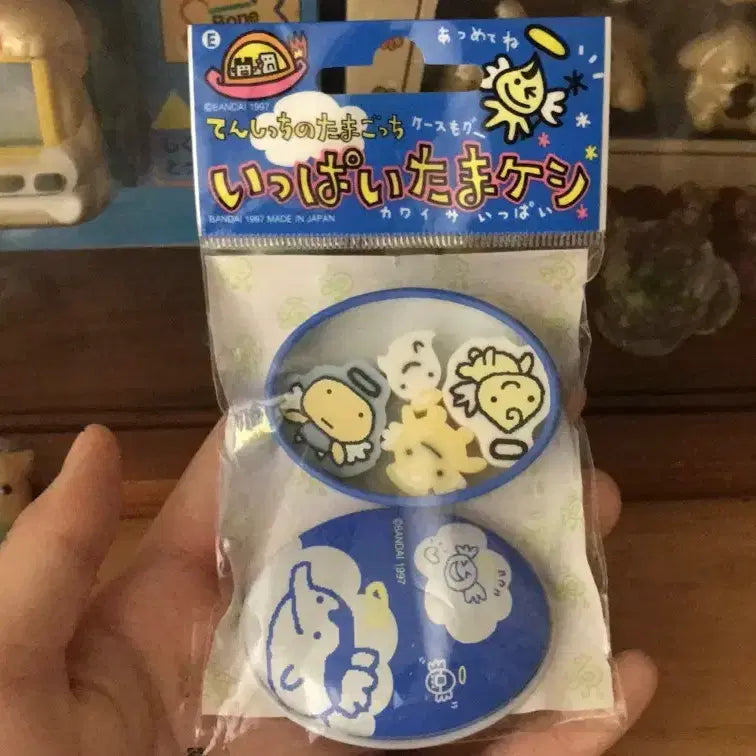 [BUNJANG] Rare Vintage Tamagotchi Tenshitschi Angel Kuriten Eraser Tin Case / 초레어! 고전 다마고치 텐시치 천사 엔젤 쿠리텐 지우개 틴케이스