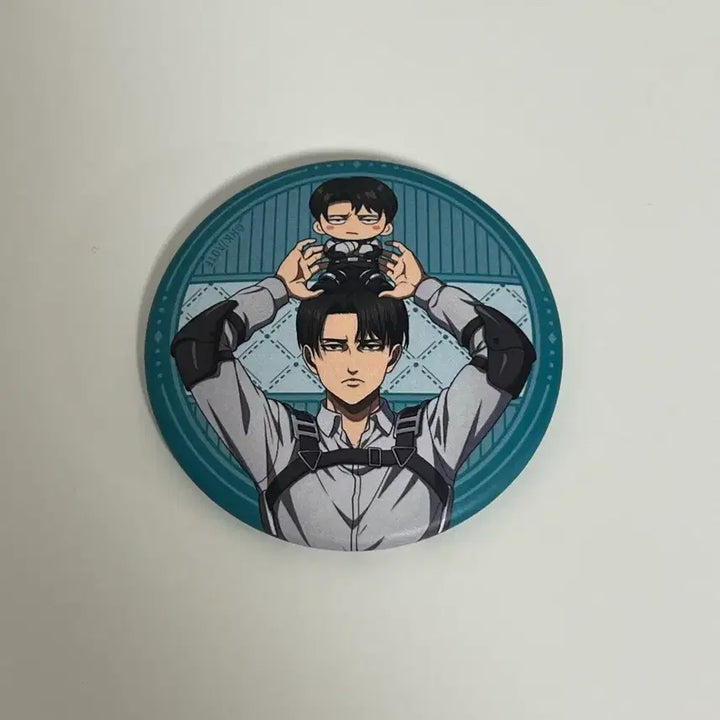 [BUNJANG] Attack on Titan Levi Matte Can Badge / 진격의 거인 리바이 캔뱃지