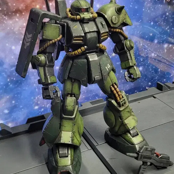 [BUNJANG] Bandai Zaku Head Weathering Assembly Bundle / [반다이 건담] 자쿠헤드 웨더링 조립품 일괄 판매