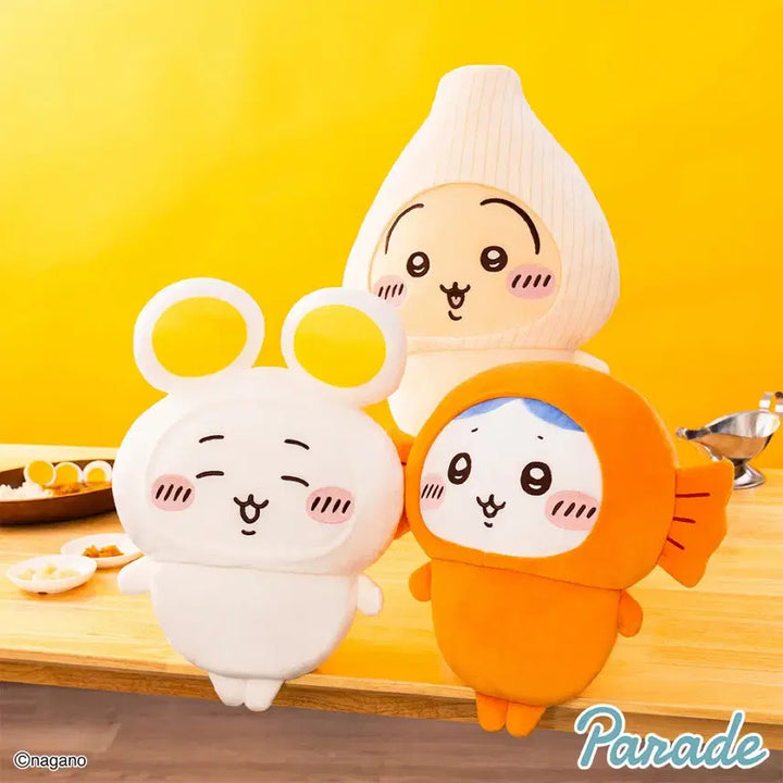 [BUNJANG] Hachiware Curry Friends BIG Plush Doll / 하치와레) 카레의 친구들 BIG 인형 누이 치이카와 먼작귀