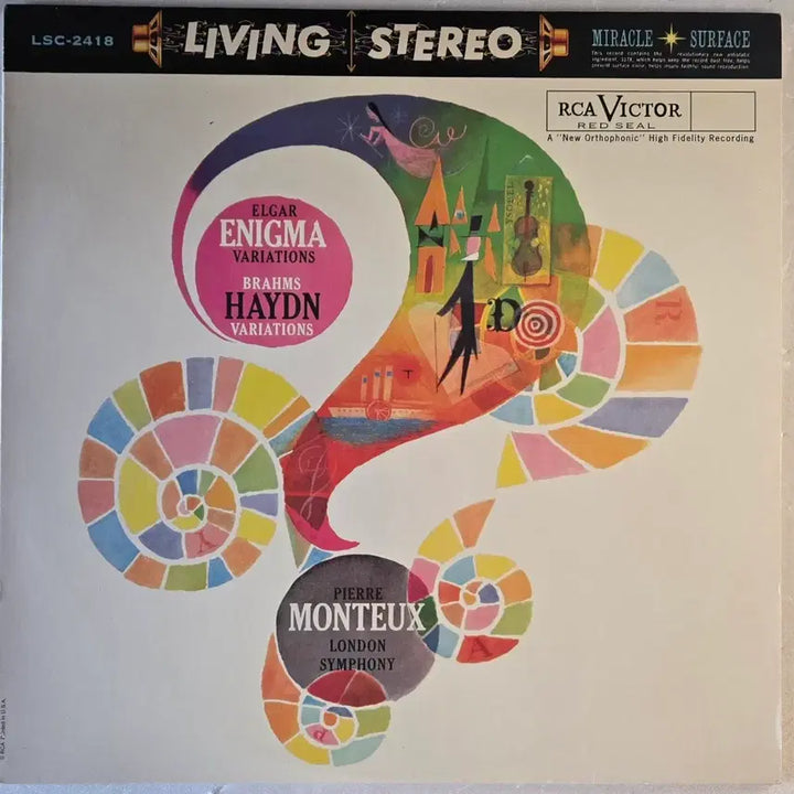 [BUNJANG] Pierre Monteux Conducts Elgar &amp; Brahms Variations 180g LP (Classic Records) / Monteux-Elgar&amp;Brahms LP(Classic Records)