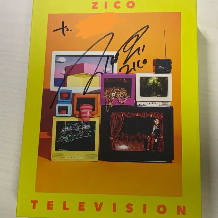 [BUNJANG] ZICO Television Signed Album / 지코 ZICO Television 앨범 친필 싸인