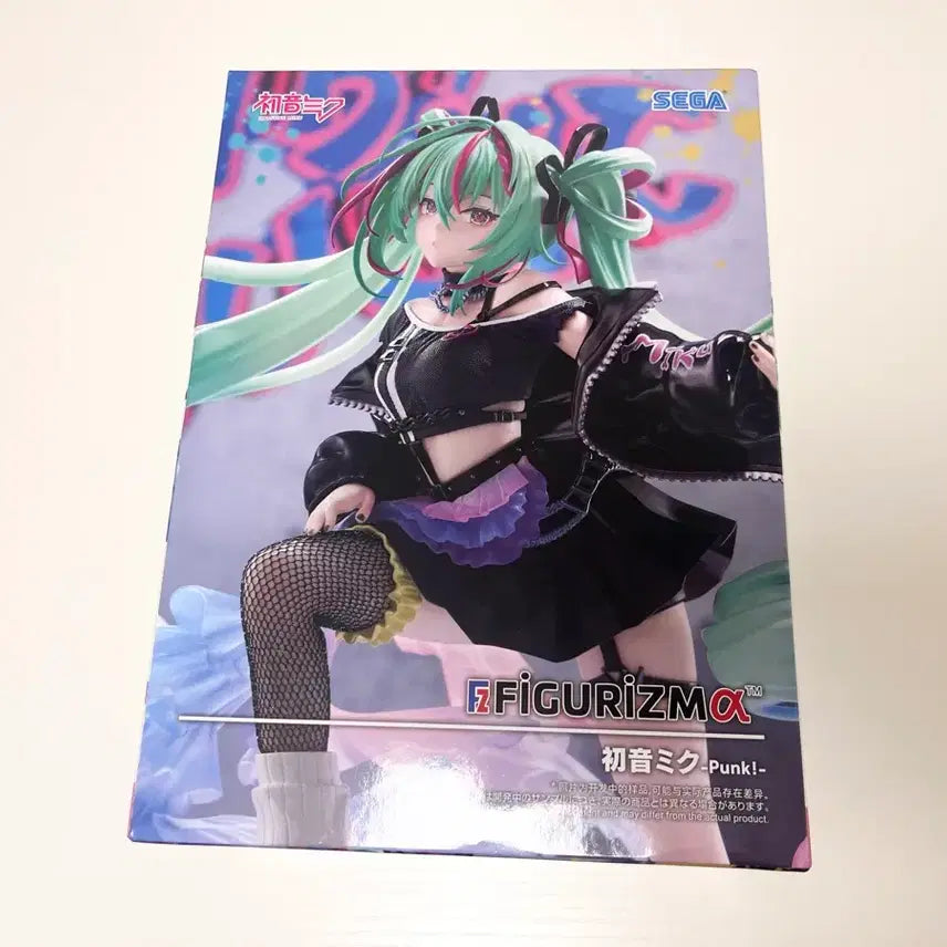 [BUNJANG] Sega Vocaloid: Hatsune Miku Punk Ver. Figure (Sealed) / 세가 보컬로이드 피규어리즘 하츠네 미쿠 Punk Ver 피규어 미개봉