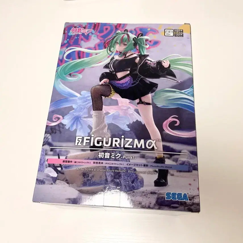 [BUNJANG] Sega Vocaloid: Hatsune Miku Punk Ver. Figure (Sealed) / 세가 보컬로이드 피규어리즘 하츠네 미쿠 Punk Ver 피규어 미개봉