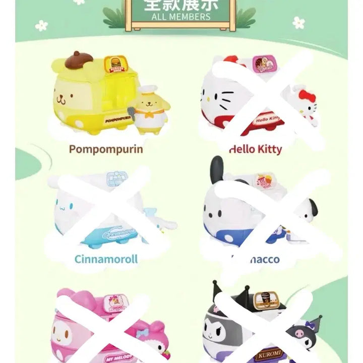 [BUNJANG] Sanrio Pompompurin Food Truck Figure / (산리오) 푸드트럭 폼폼푸린 피규어