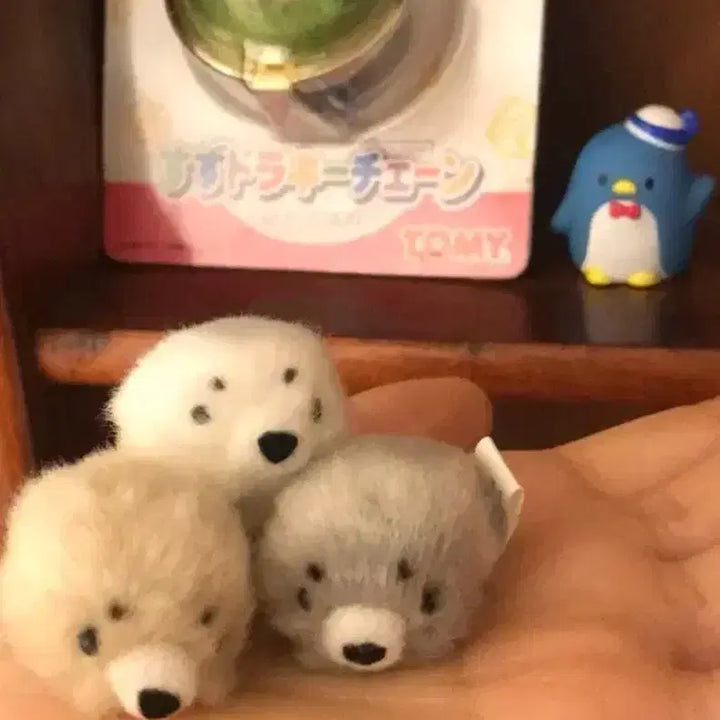 [BUNJANG] Seal Mini Plush Set / (세트)일본고전 물범 물개 초미니 초소형 똥사이즈 인형 키티