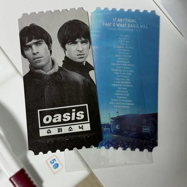 [BUNJANG] Oasis Original Ticket / 오아시스 오리지널 티켓