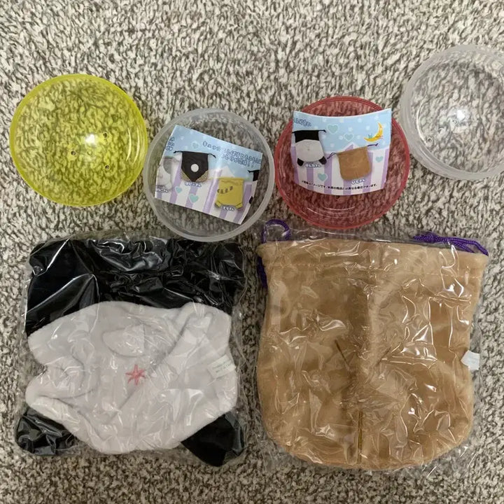 [BUNJANG] Panda/Human Butt Pouch Gacha Toy Set / 일본 정품 판다/사람 엉덩이 파우치 가챠 (새상품)
