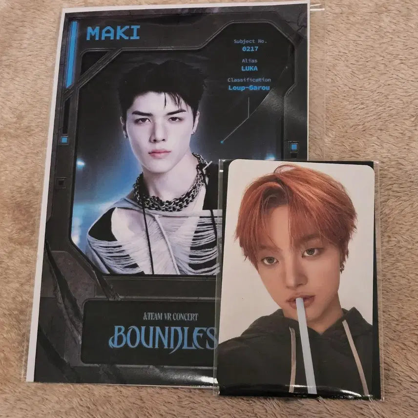 [BUNJANG] ENHYPEN NI-KI VR Photocard + Maki Postcard / 앤팀 브이알 VR 의주 포카 + 마키 엽서
