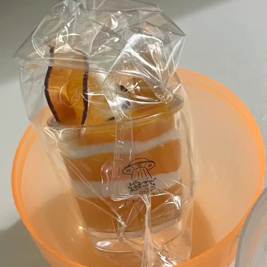 [BUNJANG] Sweet Potato Parfait Drink Food Miniature Gacha / 고구마 파르페 음료 음식 모형 가챠