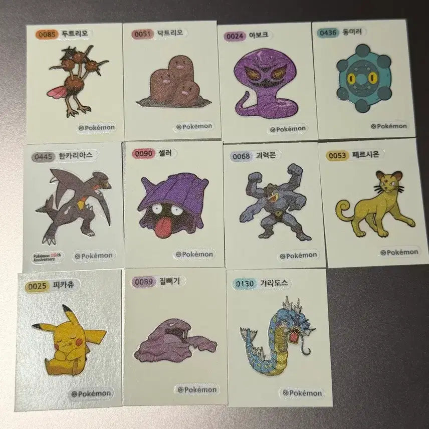 [BUNJANG] Pokemon Stickers Collection Set / 포켓몬 띠부씰