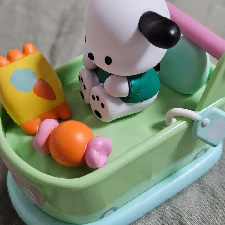 [BUNJANG] Pochacco Cart Figure with Candy and Bungeoppang Toys / 포차코  카트 피규어