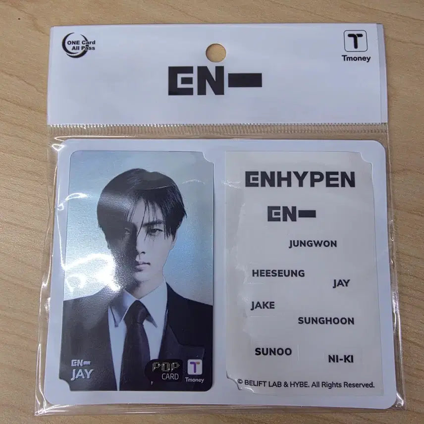 [BUNJANG] Enhypen T-money Transportation Card / 엔하이픈 티머니 교통카드