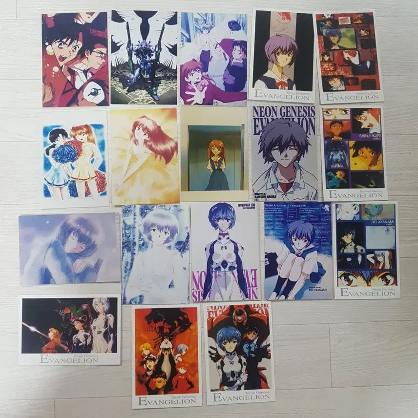 [BUNJANG] Evangelion Classic Manga Postcards Set / 에반게리온 고전 만화 사진 엽서 18장 일괄