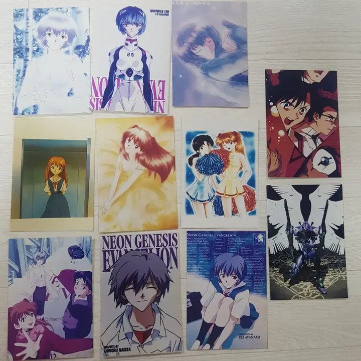 [BUNJANG] Evangelion Classic Manga Postcards Set / 에반게리온 고전 만화 사진 엽서 18장 일괄