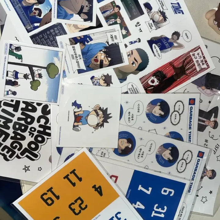 [BUNJANG] Garbage Time Popup Funding POB Playoffs Poster + Official Sticker / 가비지타임 팝업 펀딩 특전 플레이오프 포스터+ 공식 스티커 허창현 기상호