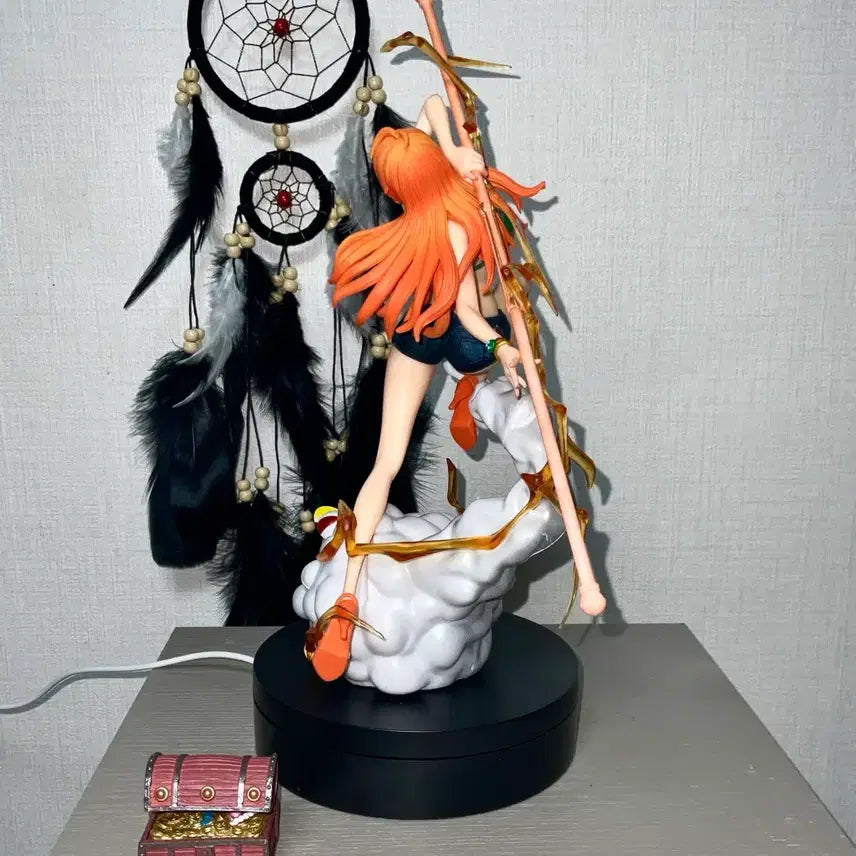 [BUNJANG] Nami Treasure Chest Figure / 원피스나미 피규어 &amp; 보물상자