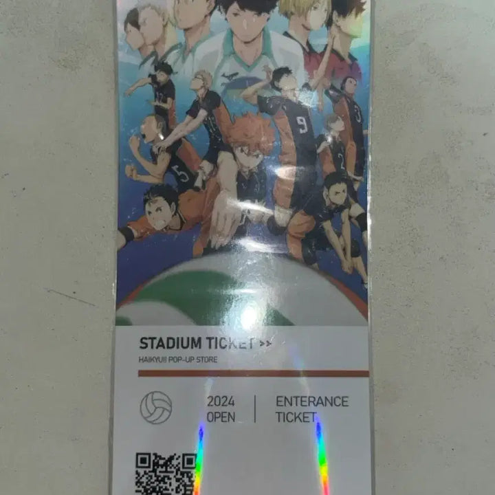 [BUNJANG] Haikyuu!! Shinsegae Pop-up Exclusive Hologram Ticket Karasuno Oikawa Kenma / 하이큐 신세계 팝업 특전 홀로그램 입장 티켓 카라스노 오이카와 켄마