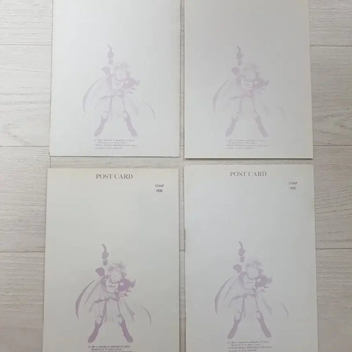 [BUNJANG] Slayers Postcard Set (4 Types) / 슬레이어즈 엽서 4종 세트