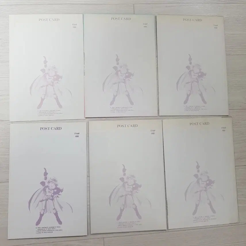 [BUNJANG] Slayers TRY Zeroth Postcard Set (6 Types) / 슬레이어즈 TRY 제로스 엽서 6종 세트