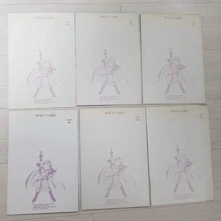 [BUNJANG] Slayers TRY Zeroth Postcard Set (6 Types) / 슬레이어즈 TRY 제로스 엽서 6종 세트
