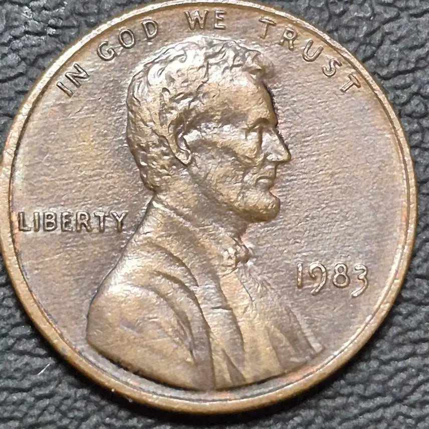 [BUNJANG] 1983 P Mint Lincoln Cent Coin - Bubble Error / 1983년p 링컨 센트  주화  버블 오류.