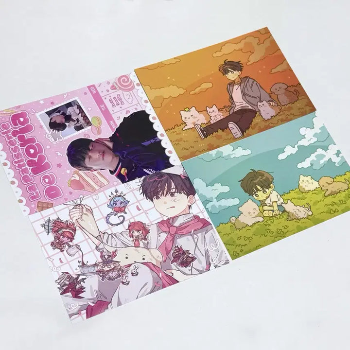 [BUNJANG] T1 Keria Deca Special Cafe Postcard Set / T1 티원 케리아 생카, 데카 특전 엽서