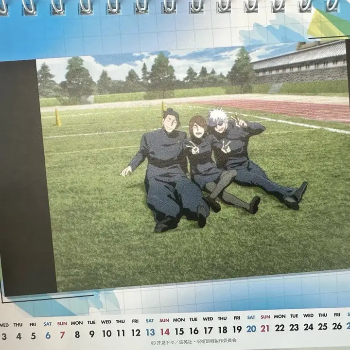 [BUNJANG] Jujutsu Kaisen Kaigyoku Gyokusetu 2026 Calendar Ending Credit ED Gojo Ghetto / 주술회전 회옥 옥절 2026 달력 총집편 엔딩 크레딧 ED 고죠 게토