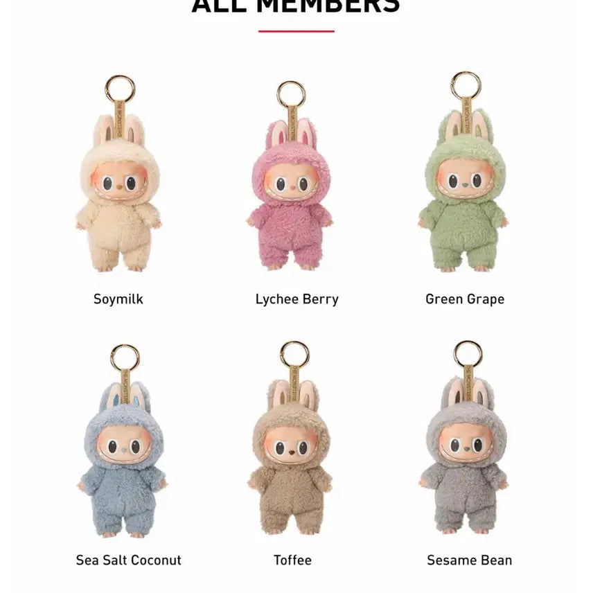 [BUNJANG] Pop Mart Labubu 1st Gen Macaron Keychain Full Box (6 pcs, Sealed) / 팝마트 라부부 1세대 마카롱 키링 풀박스 6개 (미개봉)