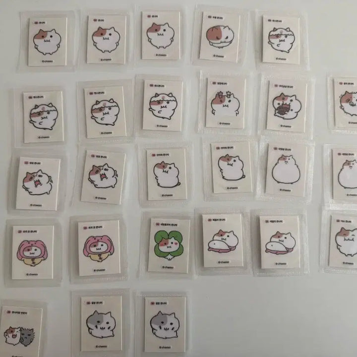 [BUNJANG] Jjonnyami Stickers / 쫀냐미 띠부실 띠부띠부실 스티커 (교환 가능)