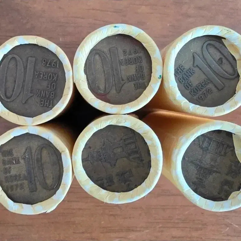 [BUNJANG] Bank of Korea Old Design 10 Won Roll Coins / 한국은행 구 구도안 10원 롤주화 판매