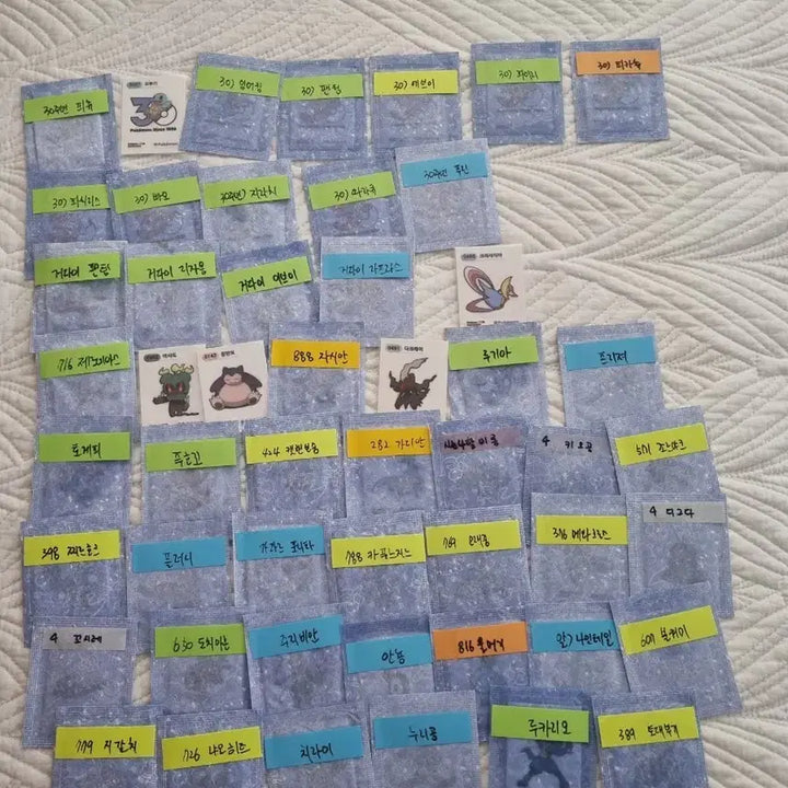 [BUNJANG] Pokemon 30th Anniversary Stickers Bundle Set / 포켓몬 띠부씰 30주년