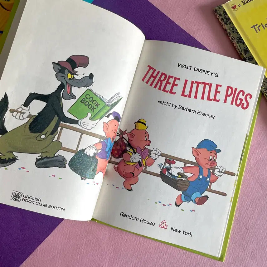 [BUNJANG] 1970s Original Three Little Pigs Vintage Book / 1970s/오리지널 아기돼지삼형제 빈티지북(rare)