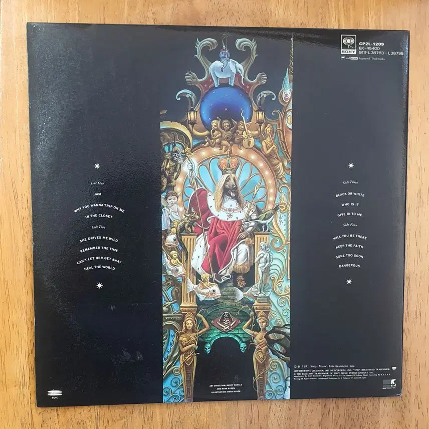 [BUNJANG] Michael Jackson "Dangerous" 1991 2LP Vinyl Record / 마이클잭슨덴져려스 1991.2LP