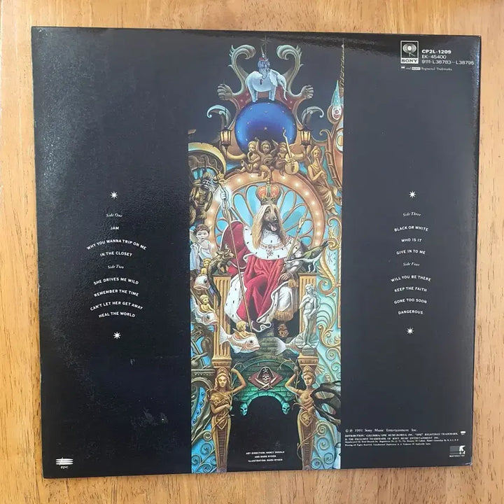 [BUNJANG] Michael Jackson "Dangerous" 1991 2LP Vinyl Record / 마이클잭슨덴져려스 1991.2LP