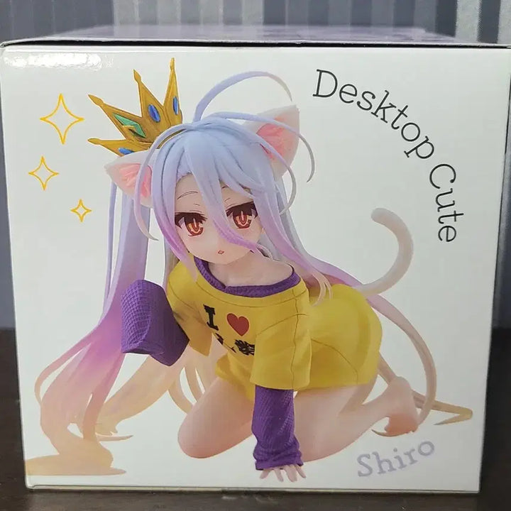 [BUNJANG] Taito No Game No Life Shiro T-shirt ver. Figure / 타이토 데스크톱 큐트 노게임 노라이프 시로