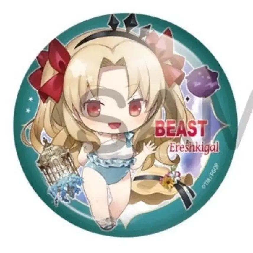 [BUNJANG] Fate/Grand Order Character Can Badge Set (Umi &amp; Ereshkigal) / (개별x)페그오 캬라토리아 캔뱃지 우미인+에레쉬키갈