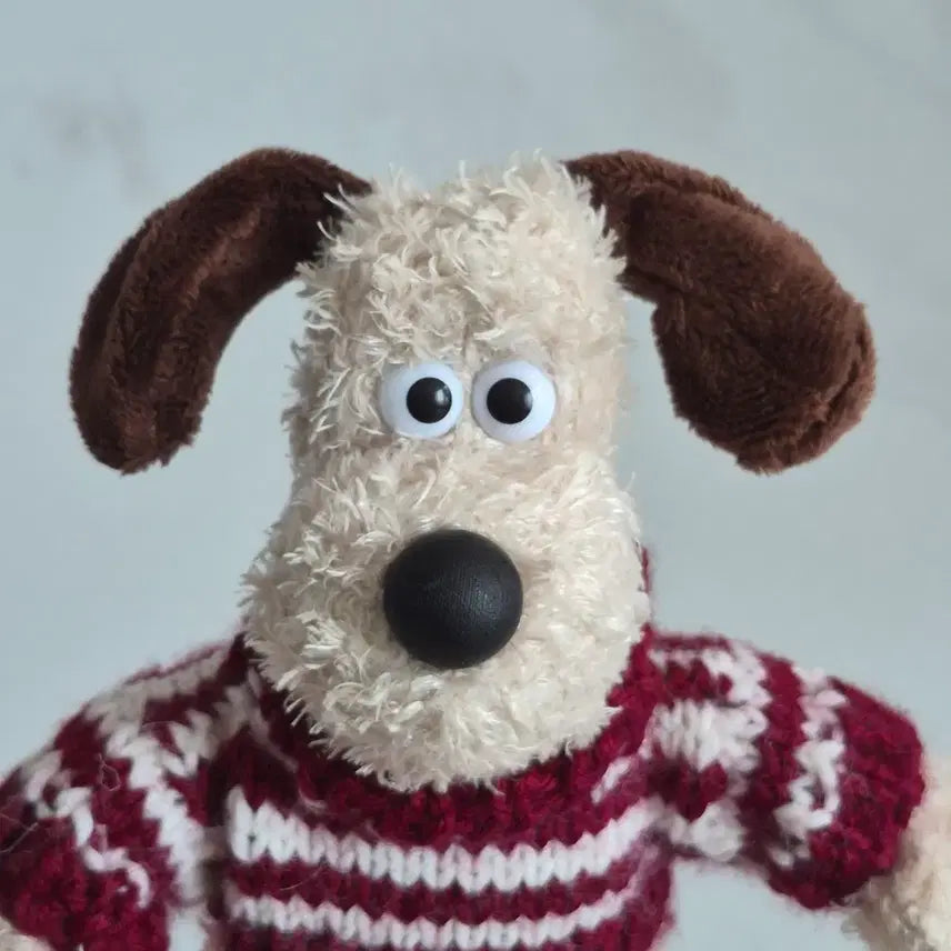 [BUNJANG] Wallace &amp; Gromit Vintage Gromit &amp; Fluffles Plush Set / 월레스와그로밋 빈티지그로밋 플로플 플러플 빈티지인형 영국그로밋 그로밋인형
