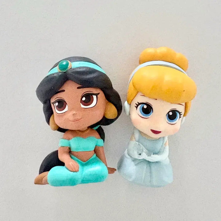 [BUNJANG] Disney Princess Machiboke 2nd Edition Cinderella Aladdin Jasmine Gacha Figures Bundle Set / 일괄)디즈니 프린세스 마치보케 2탄 신데렐라 알라딘 자스민 가챠 피규어