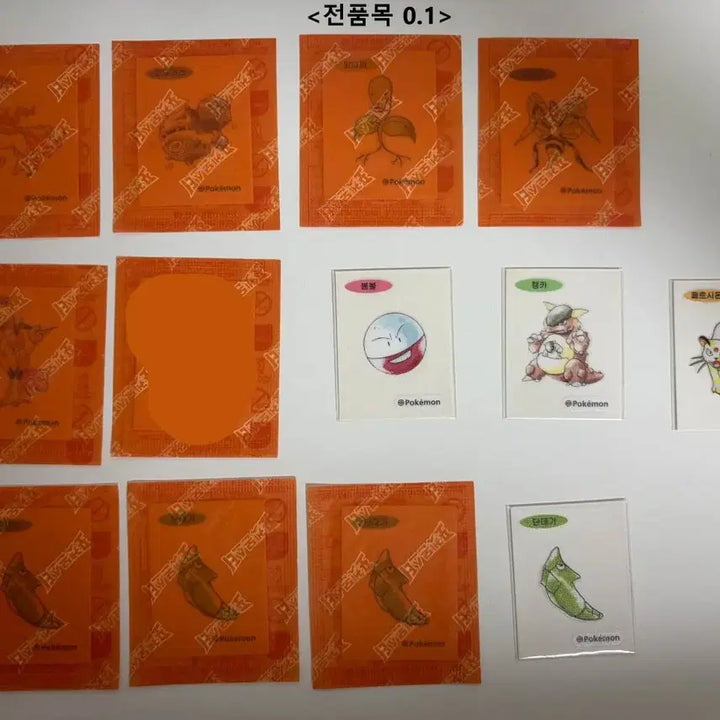[BUNJANG] Pokemon 30th Anniversary Artwork Sticker / 포켓몬 30주년 아트웍 띠부씰 판매합니다!