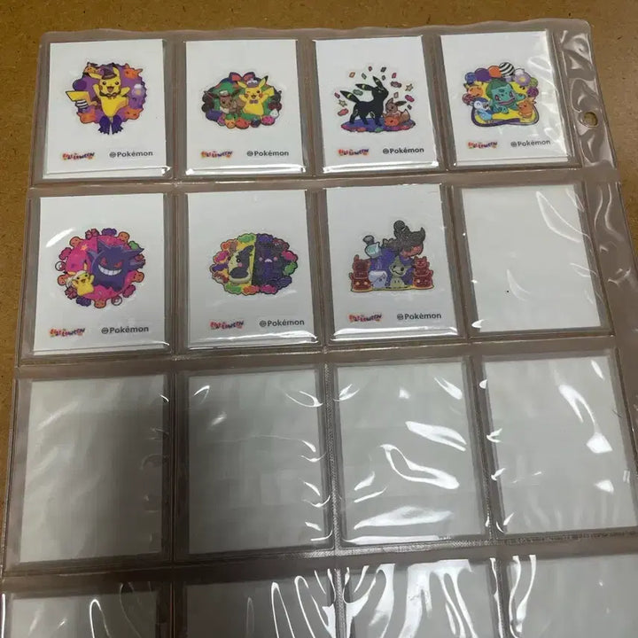 [BUNJANG] Pokemon Stickers Halloween Set / 포켓몬 띠부씰 할로윈 세트