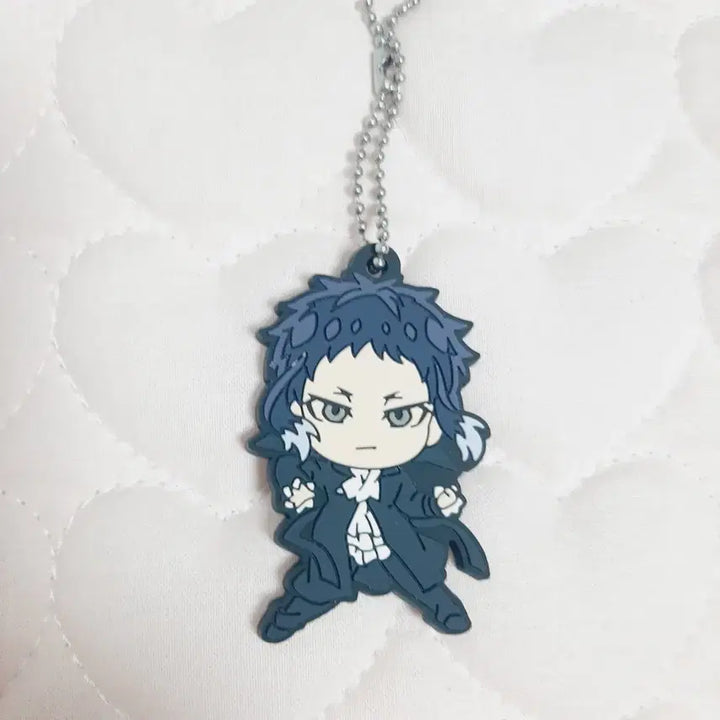 [BUNJANG] Bungo Stray Dogs Akutagawa Gacha Rubber Strap Keychain / 문호스트레이독스 문스독 아쿠타가와 가챠 러버스트랩 키링