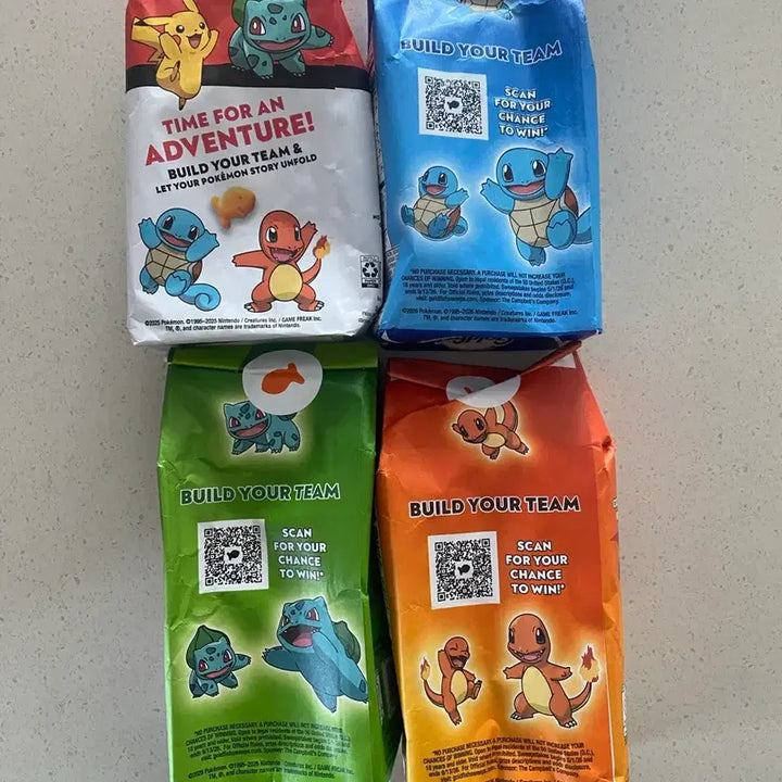 [BUNJANG] Pokemon x Goldfish Limited Edition Cheddar Cheese Crackers Set / [미국한정판] 포켓몬 x 골드피쉬 스낵