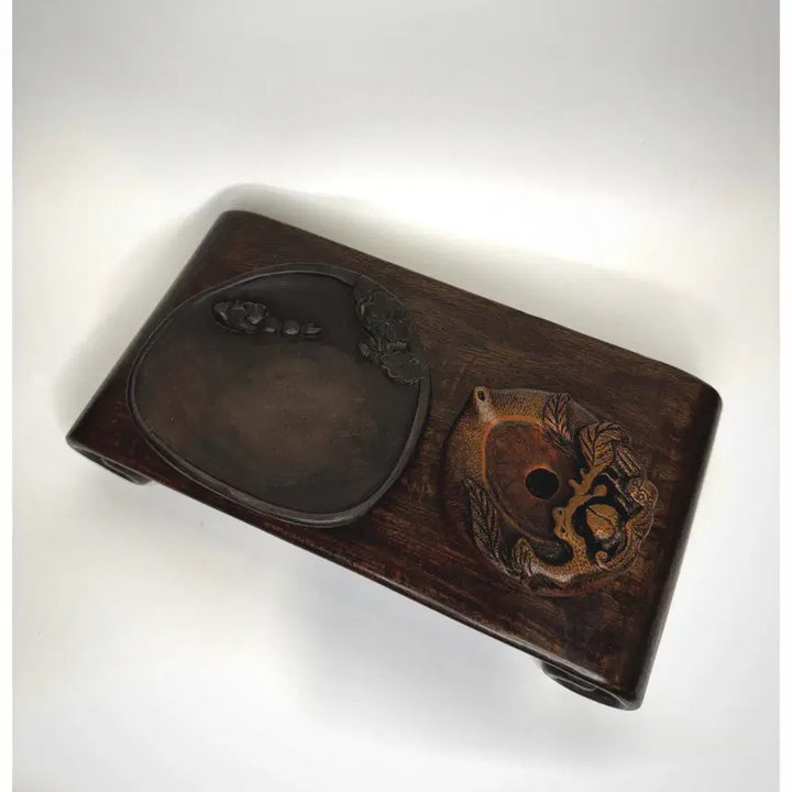 [BUNJANG] Antique Chinese Xingyan Portable Inkstone / 고대 문방용품 - 행연 벼루