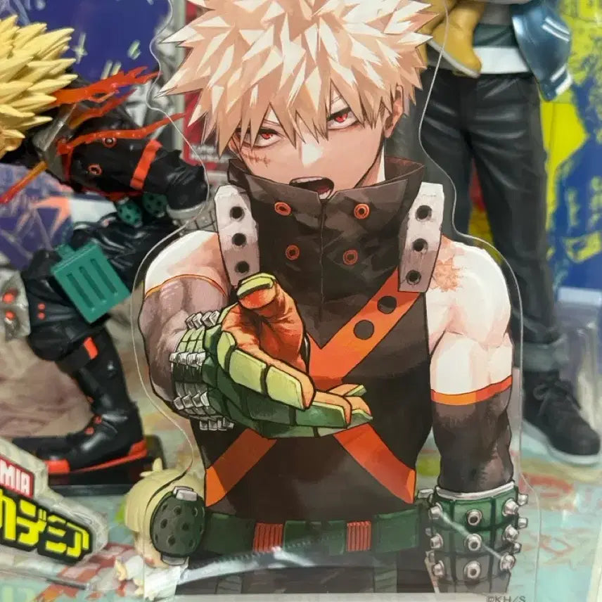 [BUNJANG] My Hero Academia Bakugo Mega Acrylic Stand (Unsealed) / 히로아카 나히아 바쿠고 메가 아크릴 (개봉)