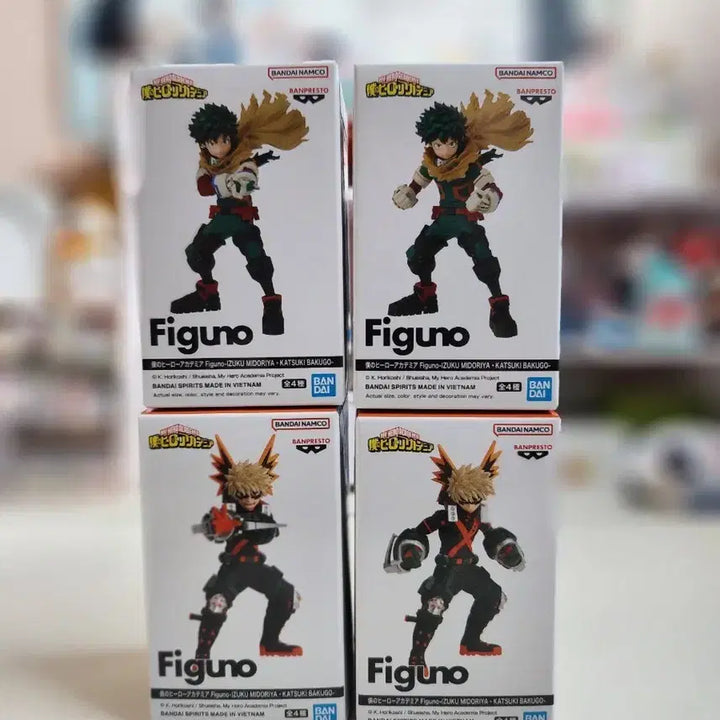 [BUNJANG] Bandai My Hero Academia Figuarts ZERO 4-Figure Full Set / 반다이 정품 풀셋 나의 히어로 아카데미아 피그노 피규어 4개